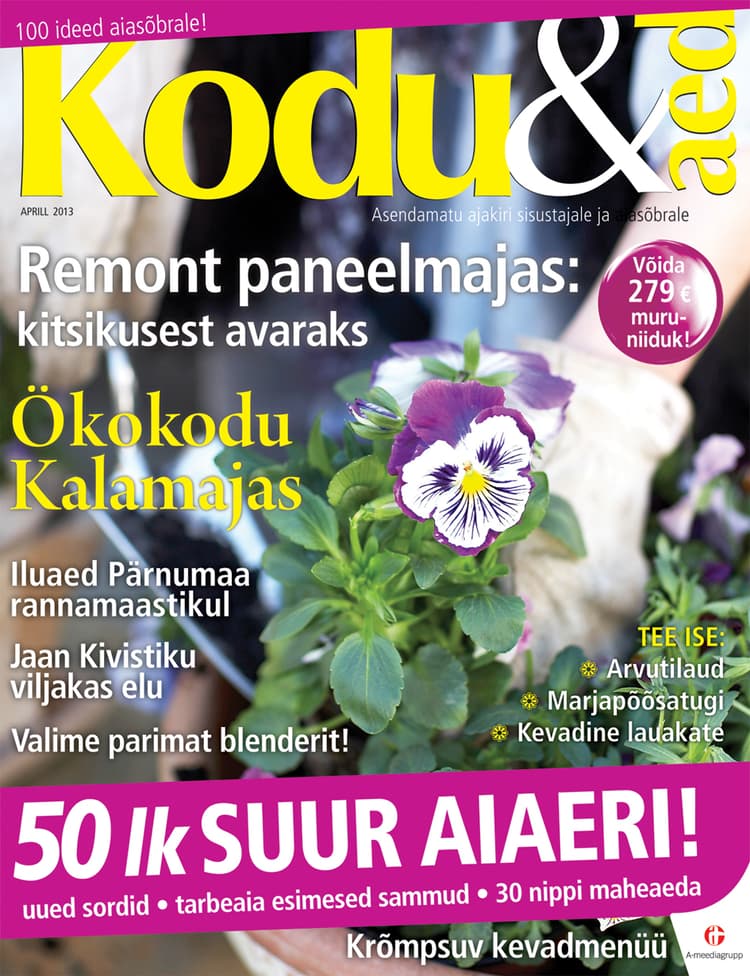 Kodu & Aed aprill 2013