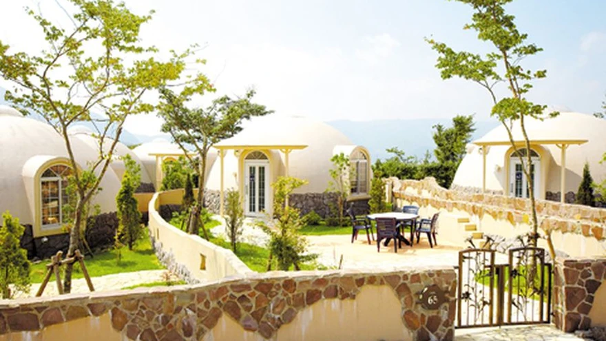 Vahtplastist majad Jaapanis.