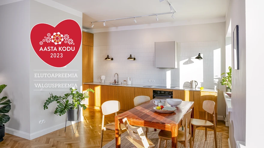 100 m² korter 1936. aastal ehitatud Tallinna kortermajas.