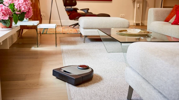 Vaipadega robotil üldjuhul probleeme pole. Muidugi ei tohiks olla pikkade kiudega vaipu.