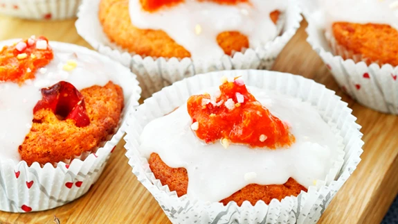 Vitamiinirikkad kibuvitsamuffinid.