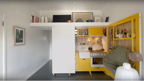 Ka 24-le ruutmeetrile saab kõik eluks vajaliku ära mahutada.