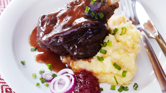 Pohla ja punase sibula moos.