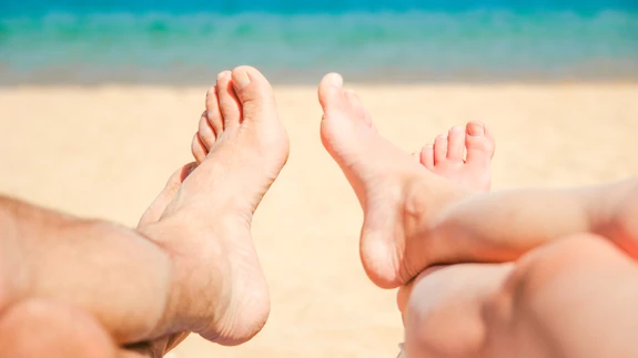 Soolane vesi teeb jalgadele alati head.