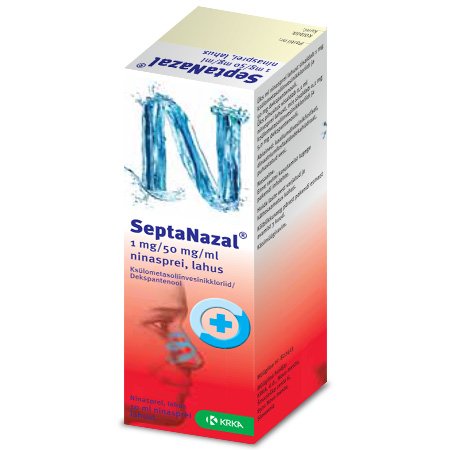 Septanazal 1 mg/50 mg/ml on näidustatud täiskasvanutele, noorukitele ning 6-aastastele ja vanematele lastele.