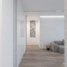 Esikus tervitab külalisi rustikaalse moega keraamiline muster.