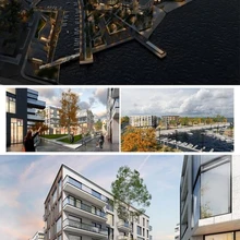 Kalaranna tn 1 kinnistu arhitektuurivõistlusele laekunud üheteistkümne töö hulgast tunnistati esikoha vääriliseks arhitektuuribüroo Kadarik Tüür Arhitektid OÜ võistlustöö “Kesk-Küla”