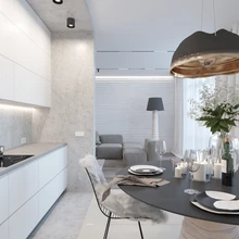 "Minu lemmik selles korteris on köök," räägib Victoria Yakusha.