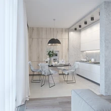 "Minu lemmik selles korteris on köök," räägib Victoria Yakusha.