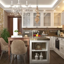 Klaasustega köögikapid